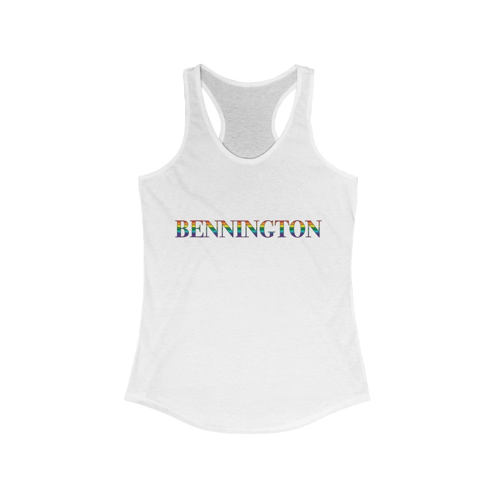 Bennington Rainbow Women's Ideal Racerback Tank