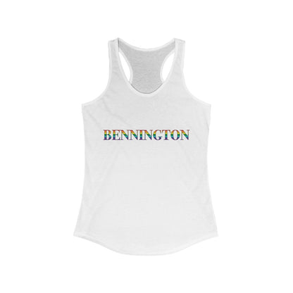 Bennington Rainbow Women's Ideal Racerback Tank