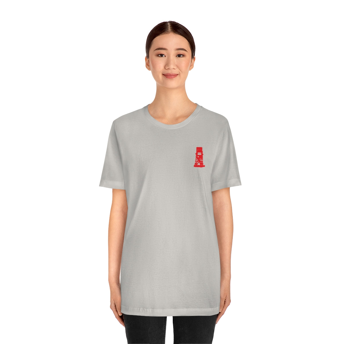 Fairfield Love (front and back) Unisex Jersey Short Sleeve Tee