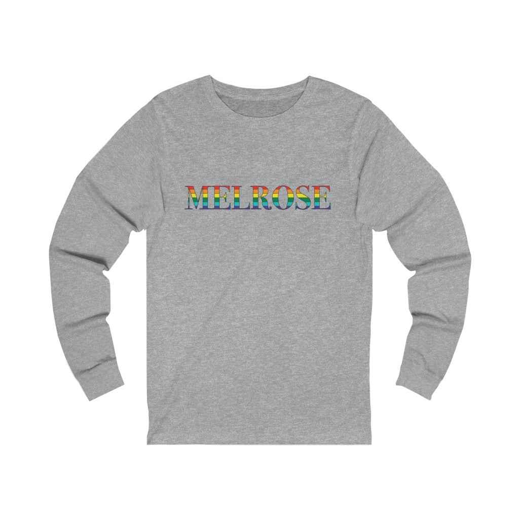 Melrose Rainbow Unisex Jersey Long Sleeve Tee