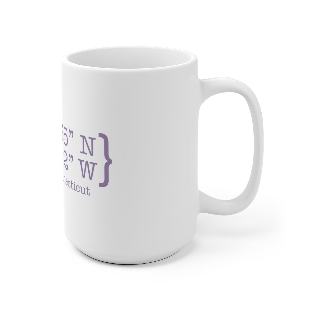 Greenwich Coordinates White Ceramic Mug