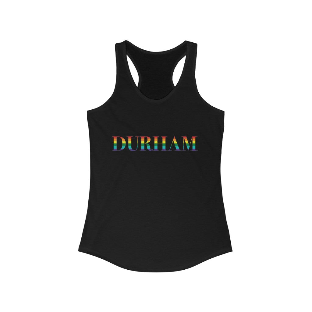 Durham Rainbow Women's Ideal Racerback Tank