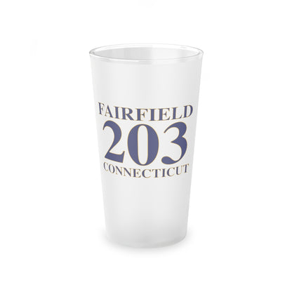 Fairfield ct / connecticut pint glass