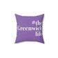 #thegreenwichlife Spun Polyester Square Pillow