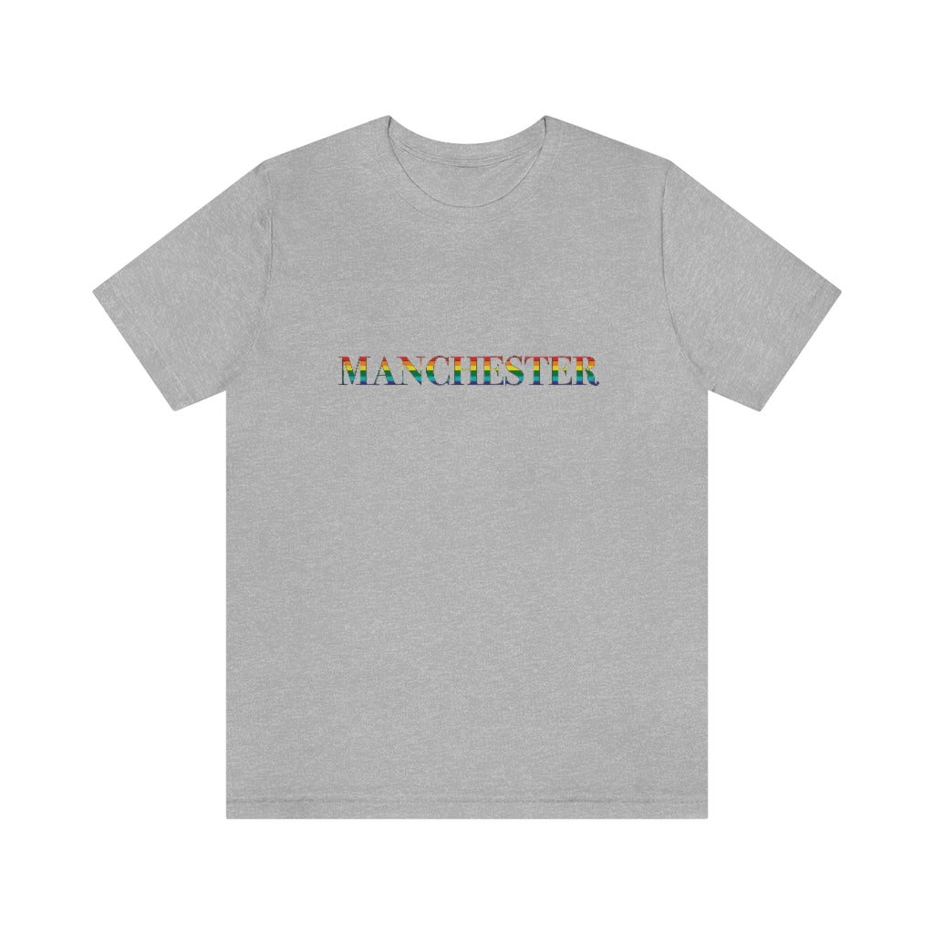 Manchester Rainbow Unisex Jersey Short Sleeve Tee