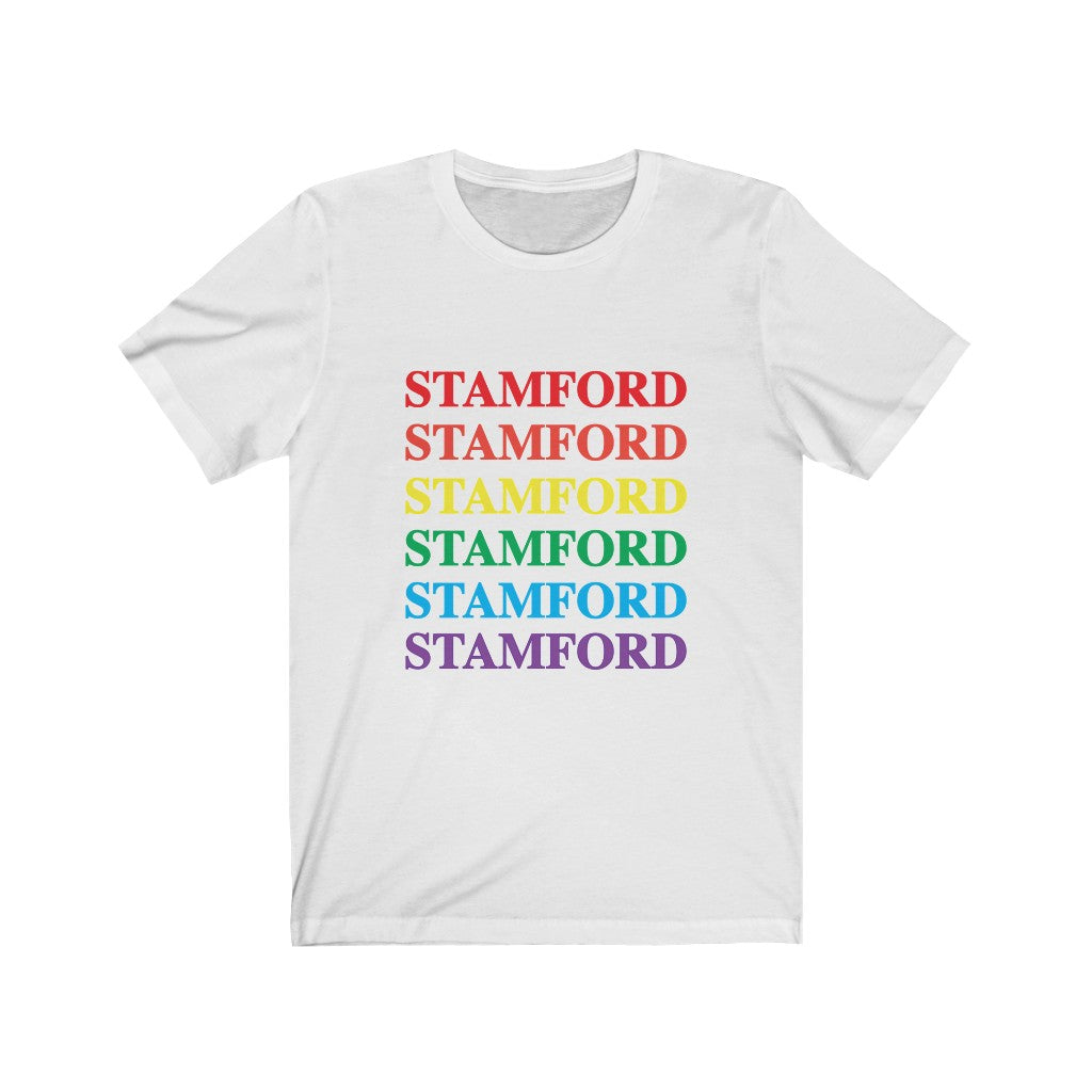 Do you have Stamford Pride?  Stamford, Connecticut apparel and gifts including mugs including LGBTQ inspired tee shirts