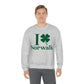 I Clover Norwalk (Green)  Unisex Heavy Blend™ Crewneck Sweatshirt