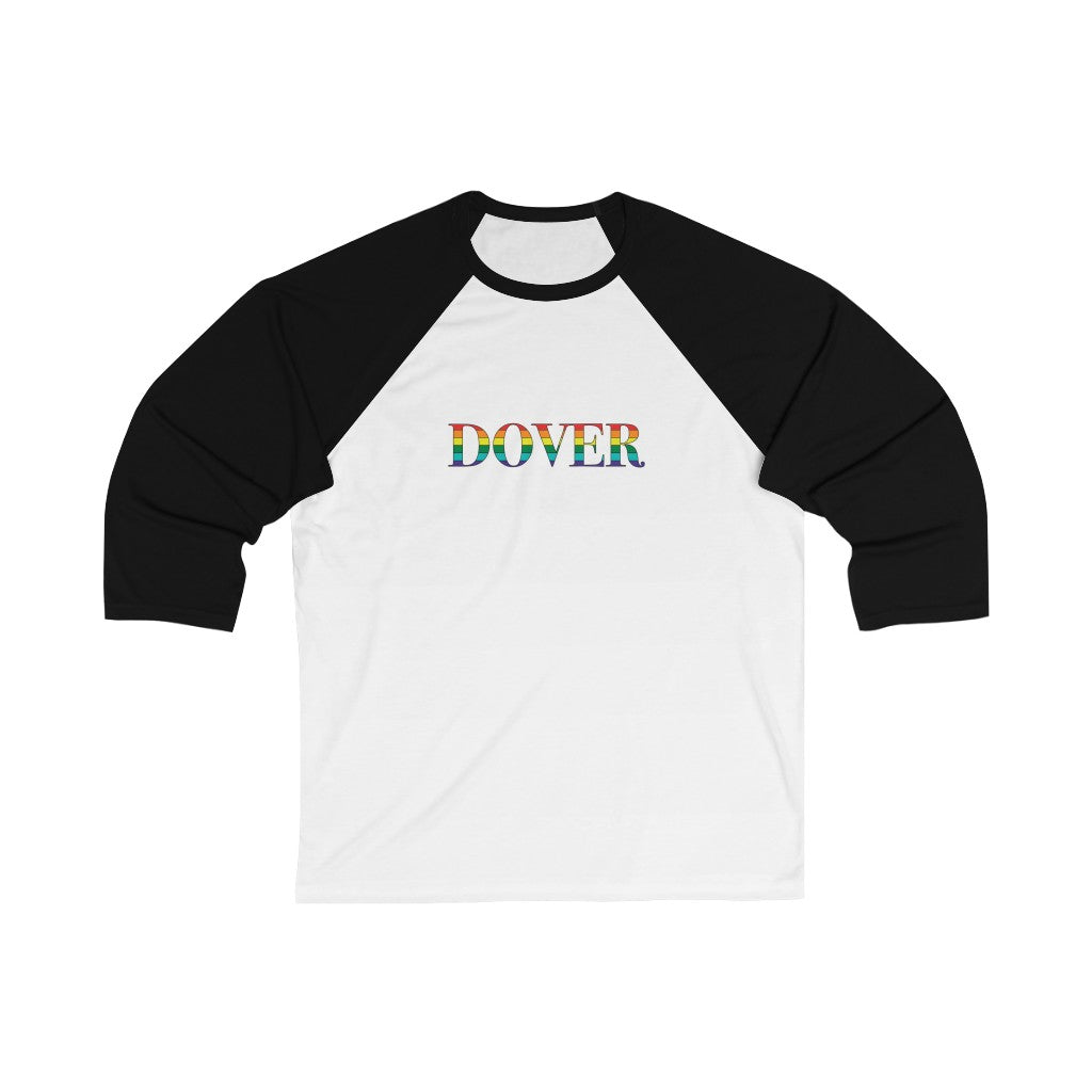 Dover Rainbow Unisex 3\4 Sleeve Baseball Tee