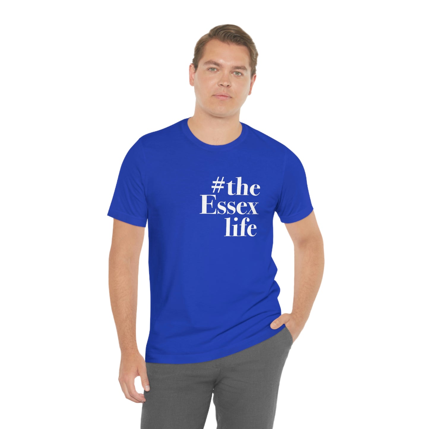 #theessexlife Unisex Jersey Short Sleeve Tee