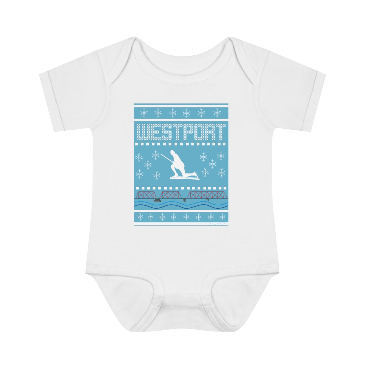 Westport Ugly Holiday Infant Baby Rib Bodysuit