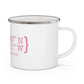 Darien Coordinates Enamel Camping Mug