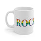 Rockland Rainbow White Ceramic Mug