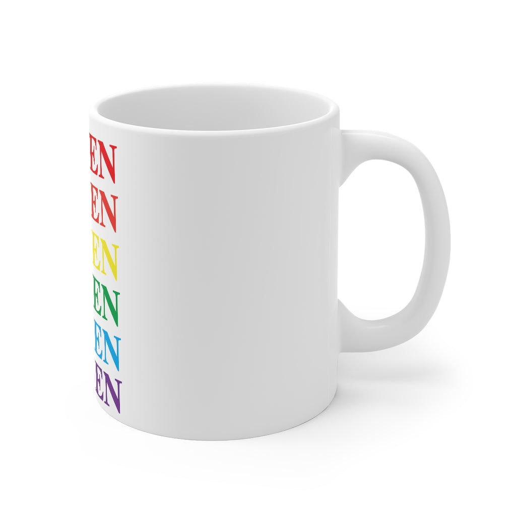 Do you have Darien Pride?  Darien, Connecticut apparel and gifts including mugs including LGBTQ inspired mugs