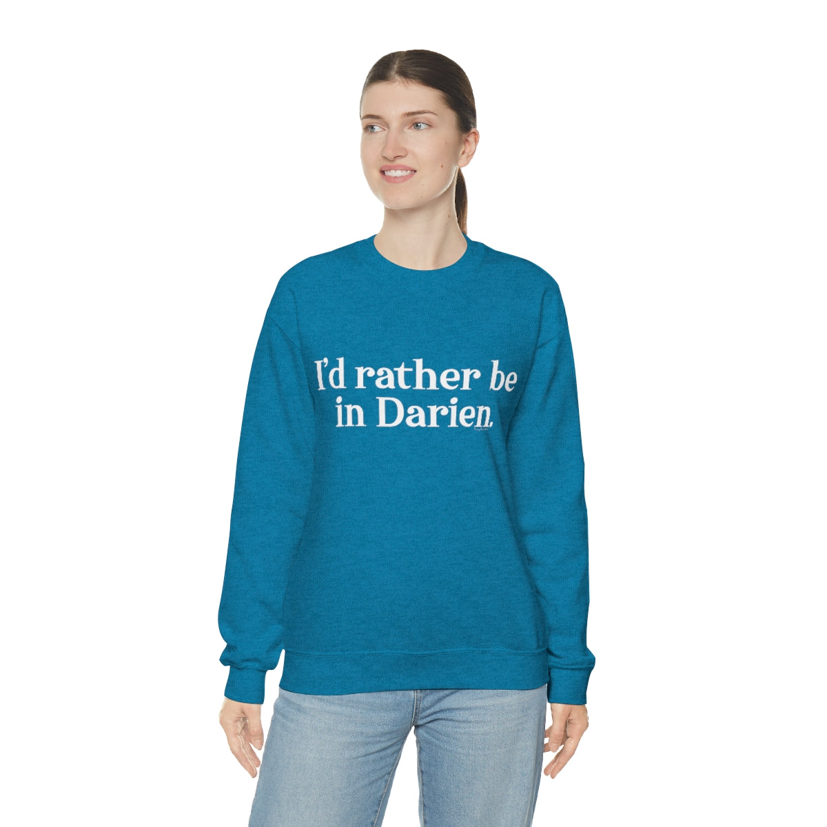 I'd rather be in Darien. Unisex Heavy Blend™ Crewneck Sweatshirt