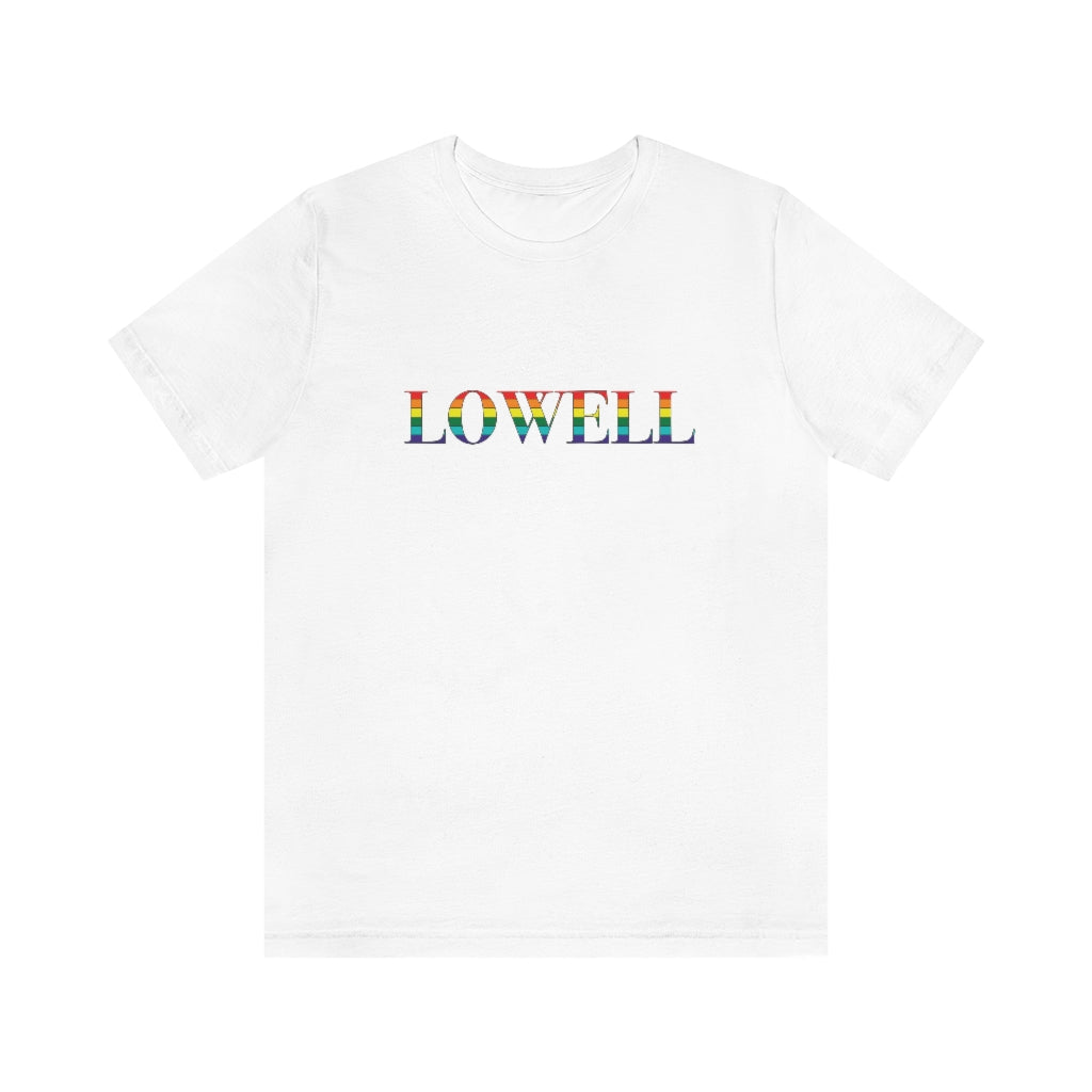 Lowell Rainbow Unisex Jersey Short Sleeve Tee