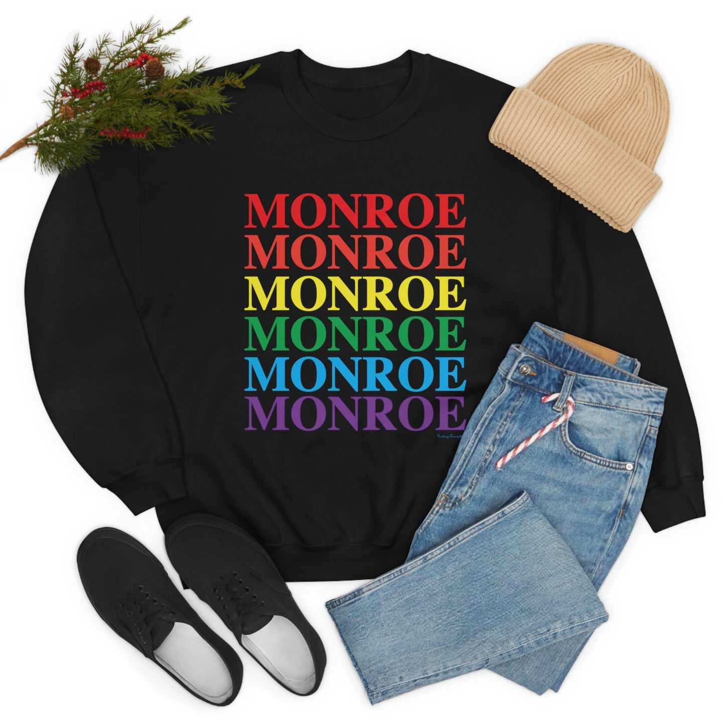 Monroe Pride Unisex Heavy Blend™ Crewneck Sweatshirt