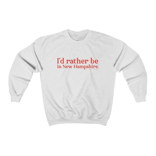 I'd rather be in New Hampshire Unisex Heavy Blend™ Crewneck Sweatshirt