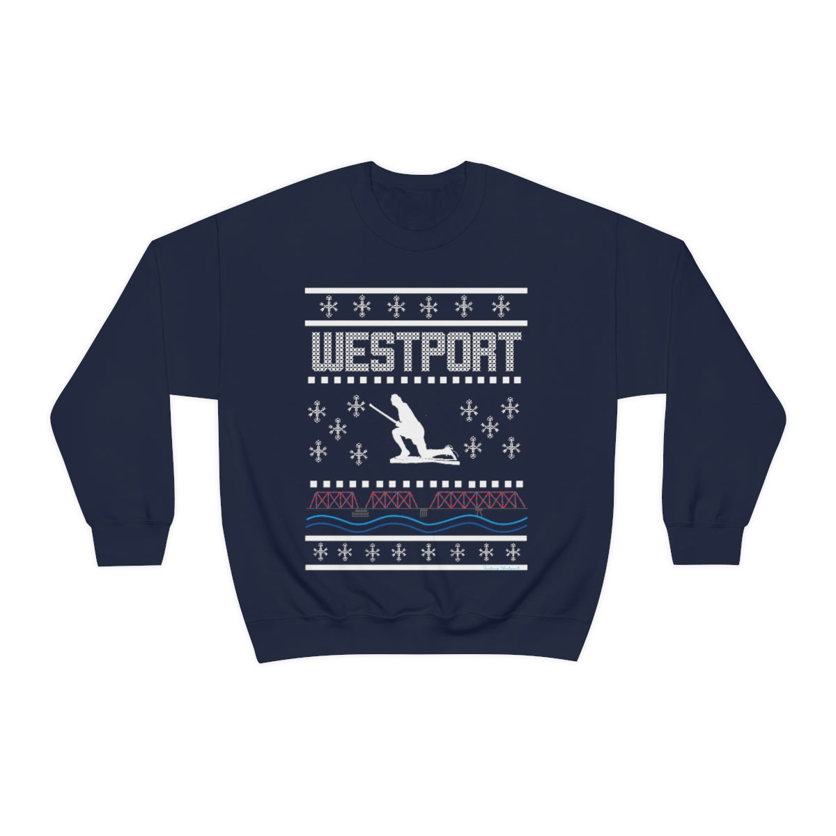 Westport Holiday Sweater Unisex Heavy Blend™ Crewneck Sweatshirt