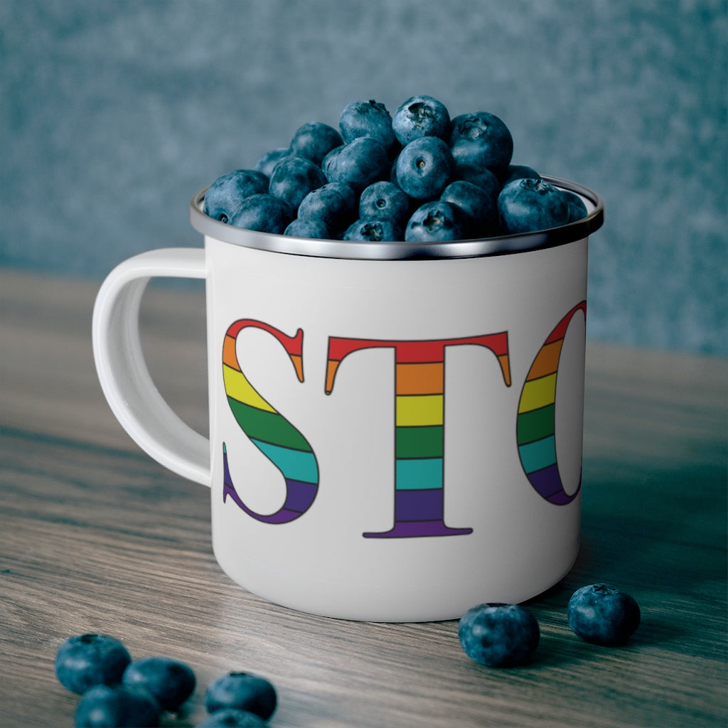 Stowe Rainbow Enamel Camping Mug