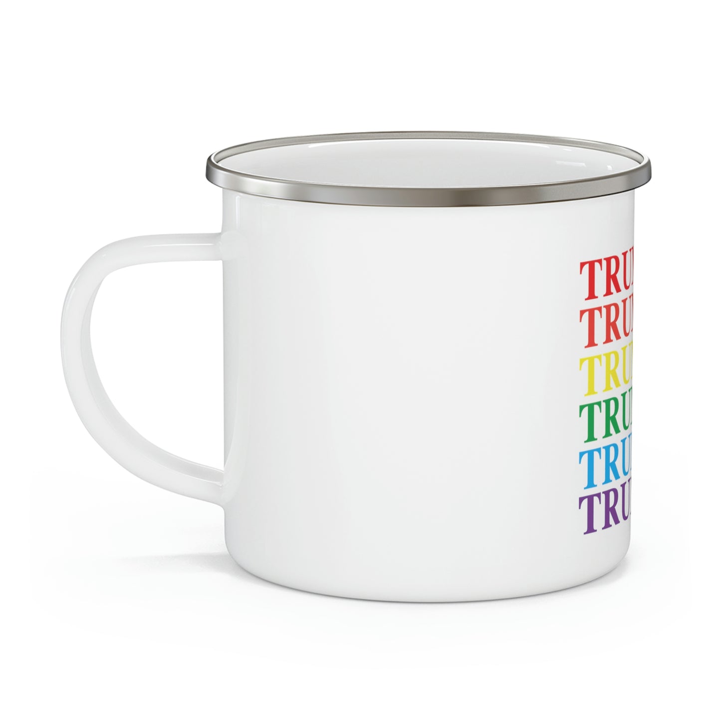 Trumbull Pride Enamel Camping Mug