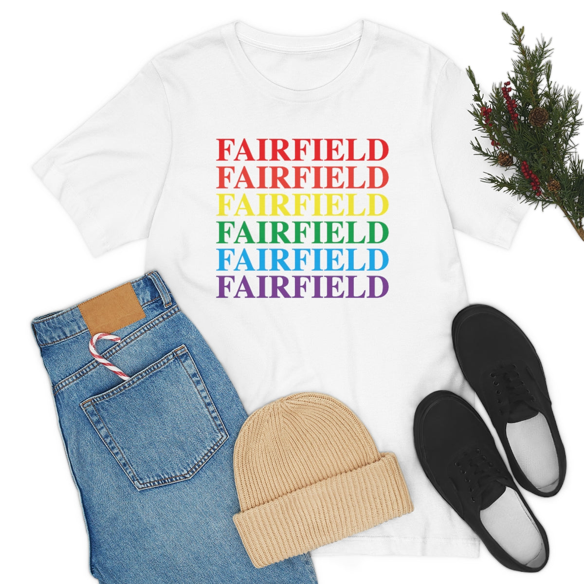 Fairfield Pride Unisex Jersey Short Sleeve Tee