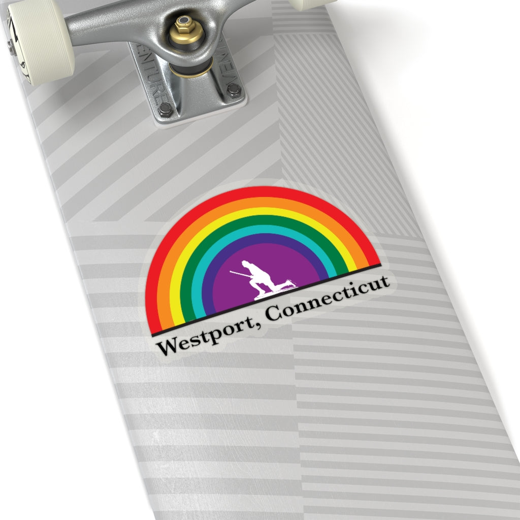 Minuteman Rainbow Kiss-Cut Stickers