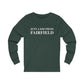 just a kid from fairfield ct / connecticut long sleeve tee shirt