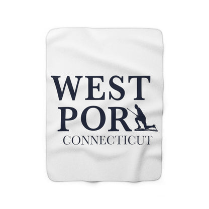  Westport Connecticut  Sherpa Fleece Blanket