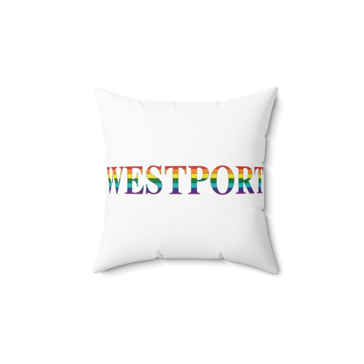 Westport Rainbow  Spun Polyester Square Pillow