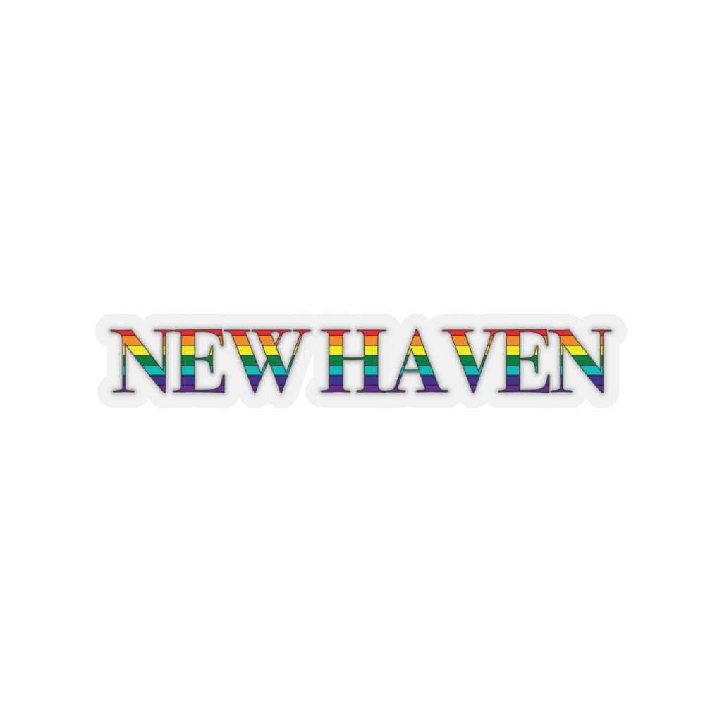 New Haven Rainbow Kiss-Cut Stickers