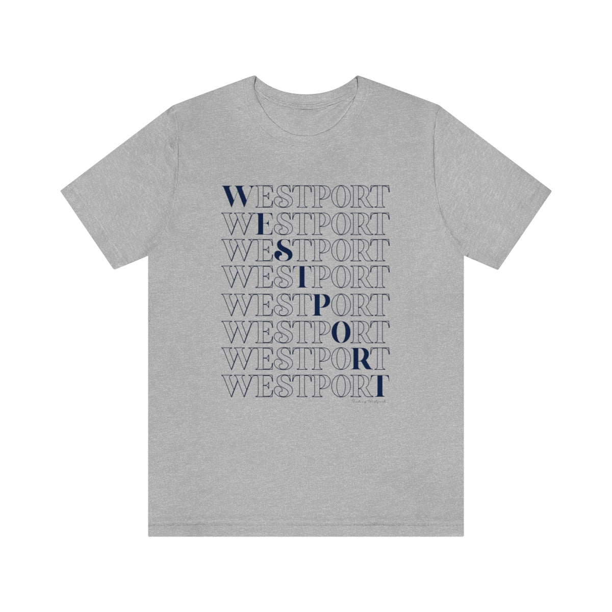 westport on repeat tee shirt