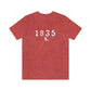1835 Westport - White Unisex Jersey Short Sleeve Tee
