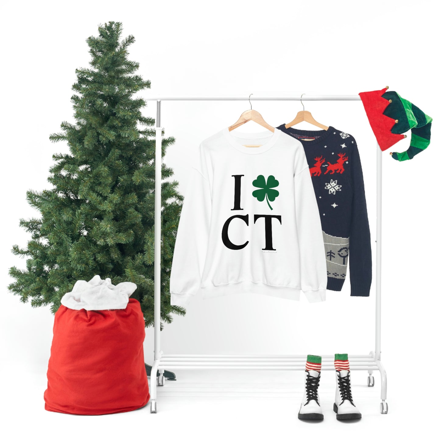 I Clover CT Unisex Heavy Blend™ Crewneck Sweatshirt