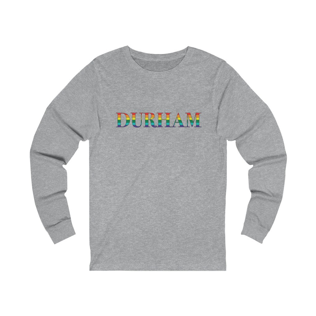 Durham Rainbow Unisex Jersey Long Sleeve Tee