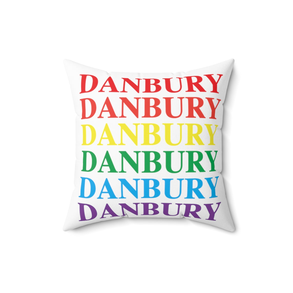 Danbury Pride Spun Polyester Square Pillow