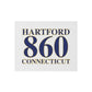 Hartford 860 Connecticut Outdoor Rug 860 Hartford Collection. Inspired by the Connecticut flag and the 860! Show off for your pride for Connecticut and Hartford!   Proceeds of this collection go to help build Finding Connecticut’s website and brand. • Free USA shipping   Click here to go to our home page 