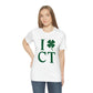 I Clover CT (Green) Unisex Jersey Short Sleeve Tee