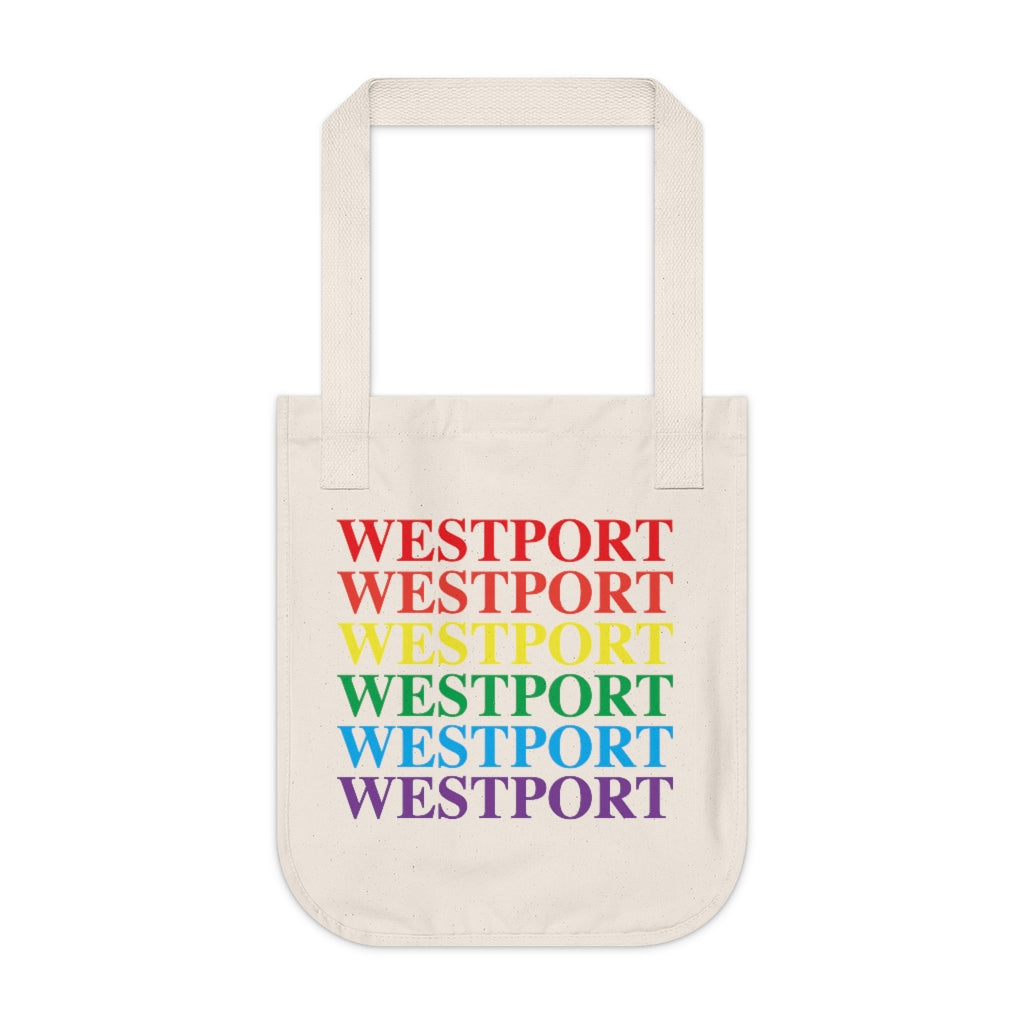 Westport Pride Organic Canvas Tote Bag