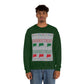 Connecticut Ugly Holiday Unisex Heavy Blend™ Crewneck Sweatshirt
