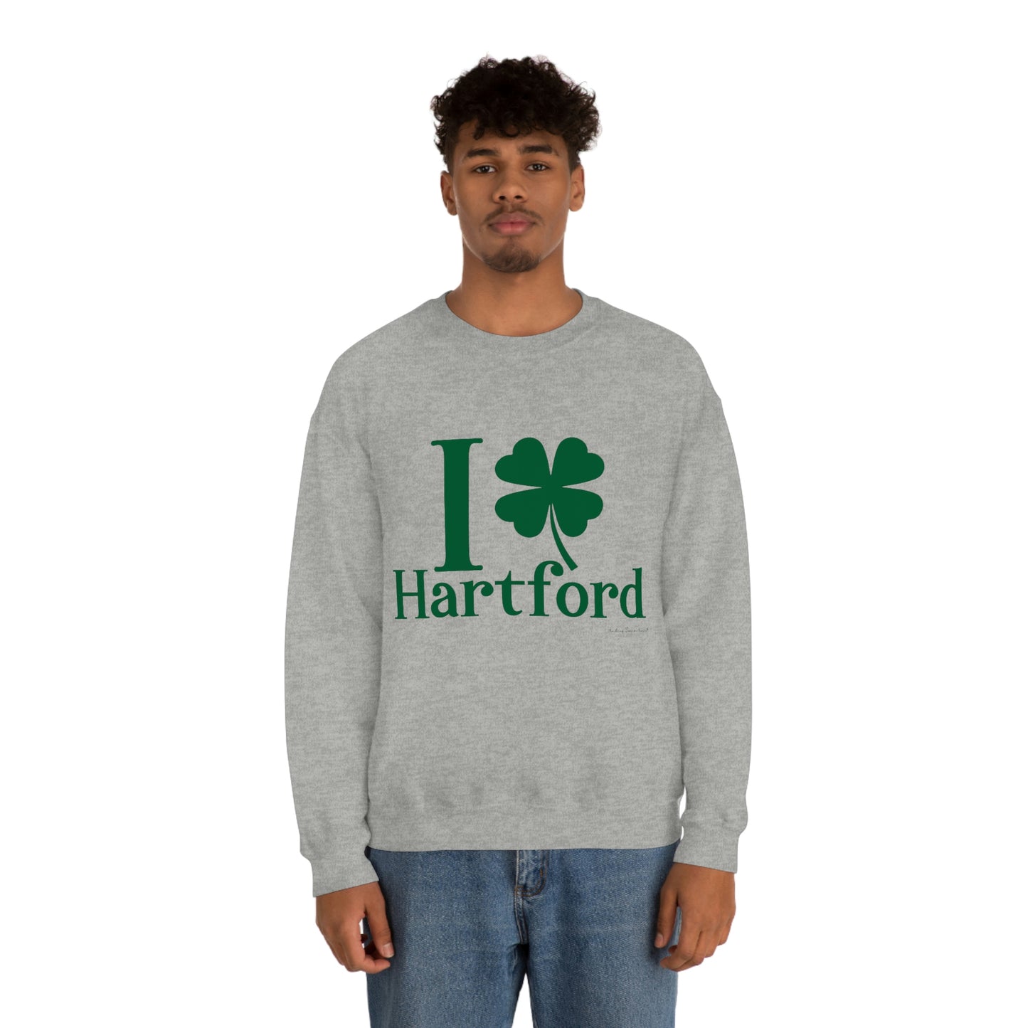 I Clover Hartford Unisex Heavy Blend™ Crewneck Sweatshirt