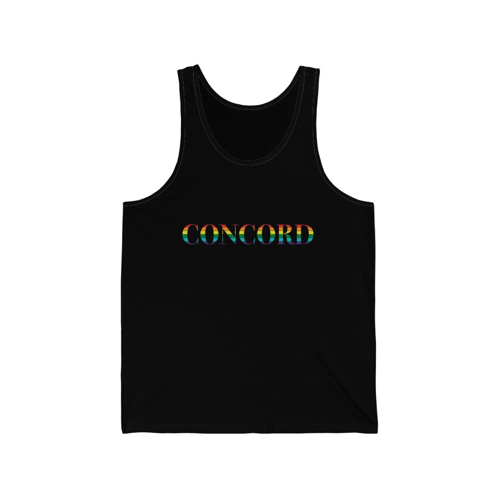 Concord Rainbow  Unisex Jersey Tank