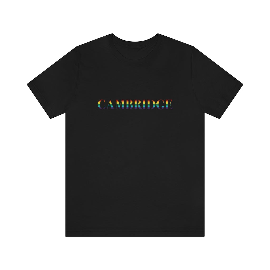 Cambridge Rainbow Unisex Jersey Short Sleeve Tee