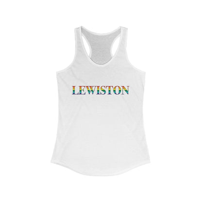 Lewiston Rainbow Women's Ideal Racerback Tank