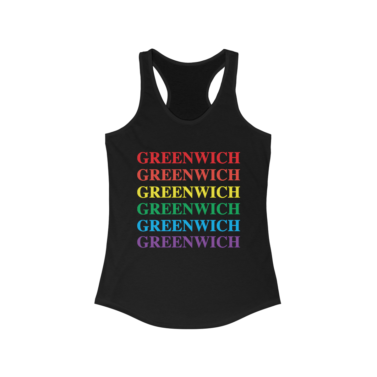 greenwich ct / connecticut womens tank top shirt 