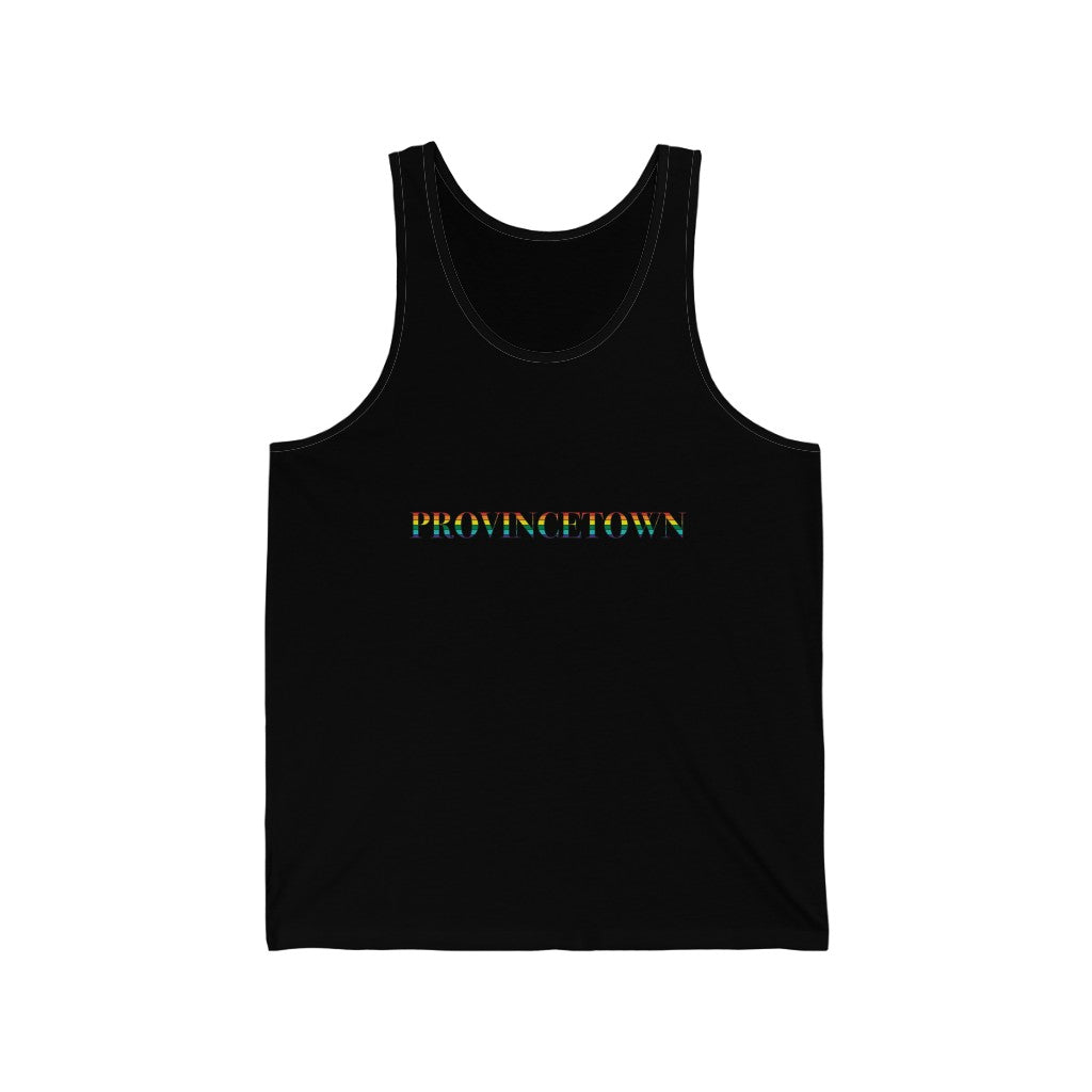 Provincetown Rainbow Unisex Jersey Tank