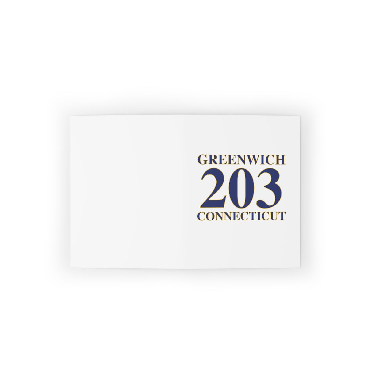 Greenwich 203 Connecticut Greeting Cards (8, 16, and 24 pcs)