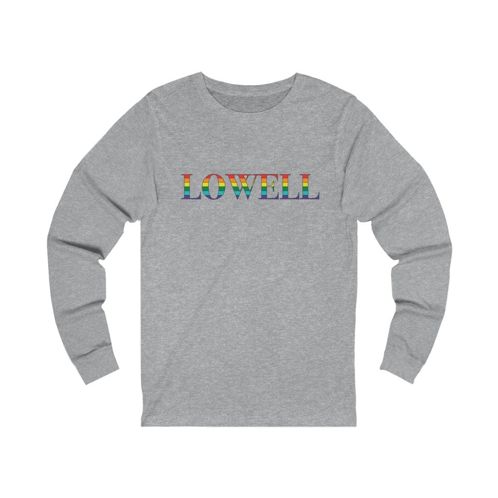 Lowell Rainbow Unisex Jersey Long Sleeve Tee