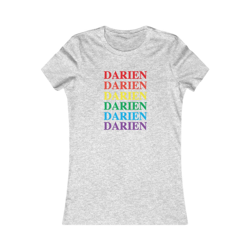 darien connecticut pride womens tee shirt