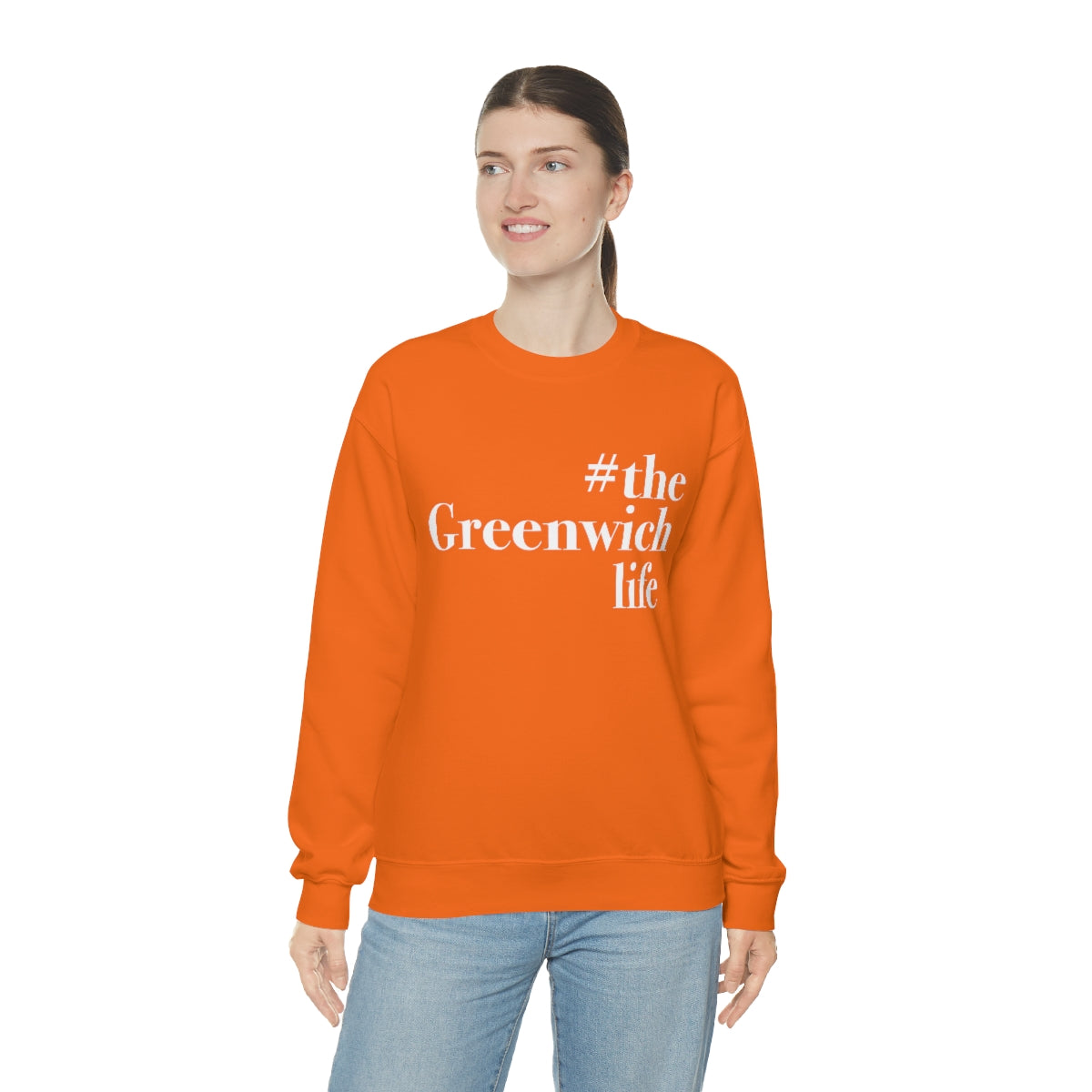 #thegreenwichlife Unisex Heavy Blend™ Crewneck Sweatshirt