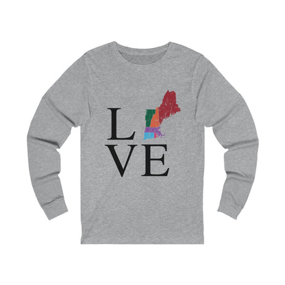 New England Love Unisex Jersey Long Sleeve Tee